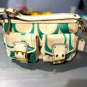 Coach Legacy Denim Shoulder Bag